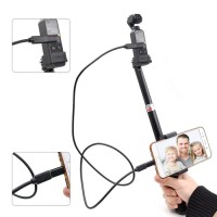 Selfie stick with micro usb adapter tongsis for Dji osmo pocket