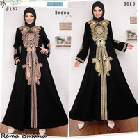 gamis abaya hitam arab