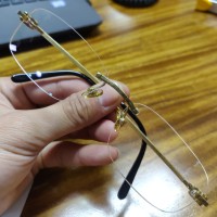 Kacamata Cartier Original Lapis Emas 18 Karat Asli