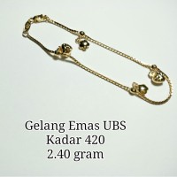 Gelang tangan bahan emas kadar 420 UBS