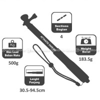 AKSESORIS KAMERA Attanta SMP-09A Tongsis Titanium for Xiaomi Yi,