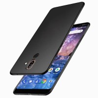 Softcase Slim Matte Macaron List Cover Casing Silicone Nokia 7 Plus