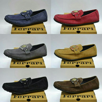 SEPATU SLIP ON PRIA SEPATU FERRARI SLOP SEPATU CASUAL KEREN