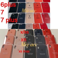 Silicone case Apple iphone 6 6+ 7 7+ 8 8+ X XS XR XS MAX CASING IPHONE