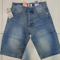Celana Jeans pendek Levis original Surf Skate - Levis light blue 501