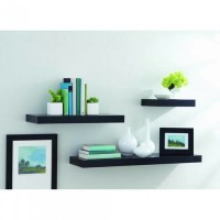 ambalan Rak Dinding 1 Set 3 PcP 60 40 20 L Kedalaman 12 cm