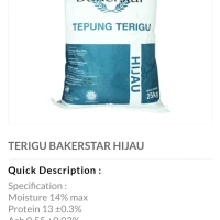 TEPUNG BAKERSTAR HIJAU 25KG