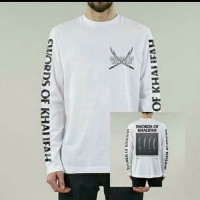 KAOS PRIA ISLAMI Baju Swords Of Khalifah Putih