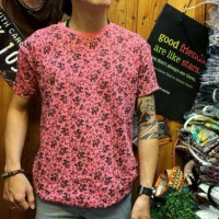 BAJU KAOS PRIA COWOK MOTIF TERBARU AZARA PINK BATIK