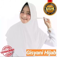jilbab Instan Serut Jokowi Warna Putih