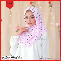 Pashimina Instan Hijab Kerudung Jilbab Pastan Instan Madeira Motif -