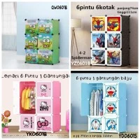 LEMARI KARAKTER 6 PINTU