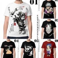 jual 6 JENIS S M L - Kaos Pria Lengan Pendek Polos Oblong Distro
