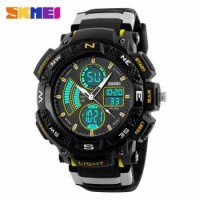 SKMEI Jam Tangan Digital Analog Pria - AD1211 - Warna Hitam Kuning