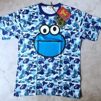 T-Shirt sesame head limited blue, red, yellow