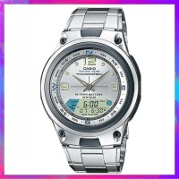 PROMO - CASIO STANDARD JAM TANGAN PRIA - SILVER AW-82D-7AVDF