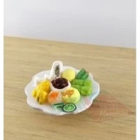 Magnet Kulkas Miniatur Siomay