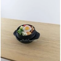 Magnet Kulkas Clay Miniatur Bibimbap