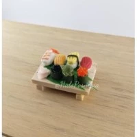 Magnet Kulkas Clay Miniatur Sushi