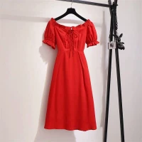 SABRINA LANTERN SLEEVE DRESS
