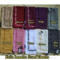 Hijab Jilbab Segi Empat Kaila Lazatta- Pink By Elzatta PRODUK TERBARU