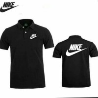 Polo kaos pria kerah Baju Nike hitam M L XL XXL murah keren bagus