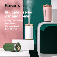 BASEUS WHALE CAR HOME OFFICE AIR HUMIDIFIER MOISTURIZING EFFECT - Merah Muda