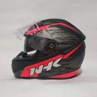 HELM NHK GP 1000 AXION BLACK ORANGE DOFF
