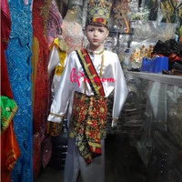 baju anak adat lampung tk dan sd
