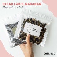 Jual Cetak Stiker  Label Vinyl  Transparan  A3  CUT Cetak 