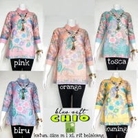 Blouse Batik Turtleneck Afika