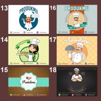 Jual Stiker  label nama kemasan produk makanan kue snack  