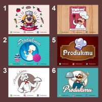 Jual Stiker  label nama kemasan produk makanan kue snack  