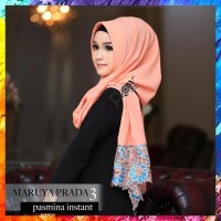 TERBARU - JILBAB PASHMINA INSTAN MARUYA PRD 3 ORI FLOW JILBAB KHIMAR