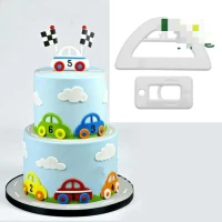 mould cetakan fondant mobil