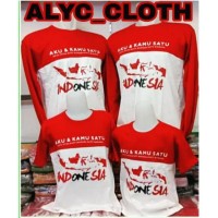 Kaos raglan indonesia special 17 agustus