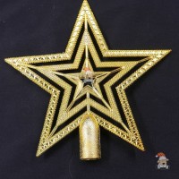 Jual Hiasan  Pohon Natal  Bintik Topper Christmas Star 