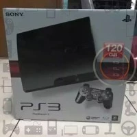 PS 3 Slim Cfw Hdd 120GB - Hitam (Rekondisi)