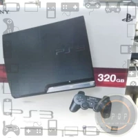 PS 3 Slim Cfw Hdd 320GB - Hitam (Rekondisi)