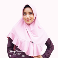 jilbab instan nafisa sahira/jilbab pendek polos murah/jilbab rempel