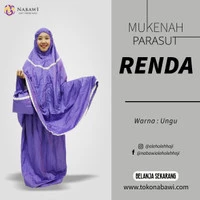 Mukenah Parasut Renda