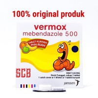 Vermox Mebendazole 500 - Obat Cacing