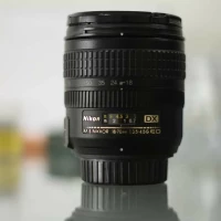 lensa Nikon 18-70mm Free hood dan filter baru