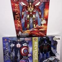 Robot ironman & kapten america