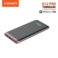Power Bank VEGER ULTIMATE Q12 10000mAh QUICK CHARGE QC 3.0 + PD Metal