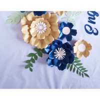 Jual Paper Flower backdrop Lamaran Dekorasi  Tunangan  