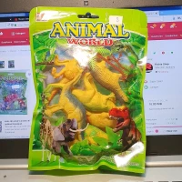 Animal World Set 6 pcs Dinosaurus