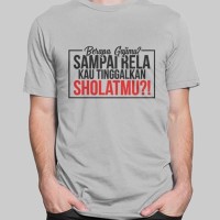 Kaos/Baju/T-shirt Pria dakwah islami berapa gajimu