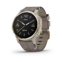 Jual Garmin Fenix 6S Pro Light Gold Tone w/ Shale Gray