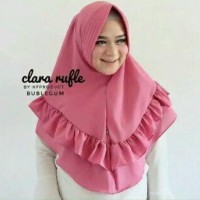 Hijab Instan Khimar / Jilbab Instant / Kerudung Pet Clara Rempel MURAH